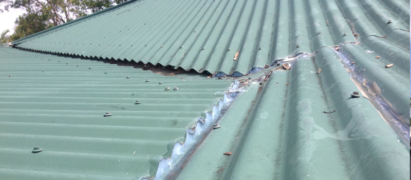 Damaged Roof Sheets